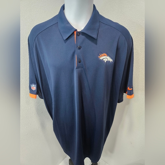 Nike Dri-fit Broncos men's polo XXL - Picture 1 of 6